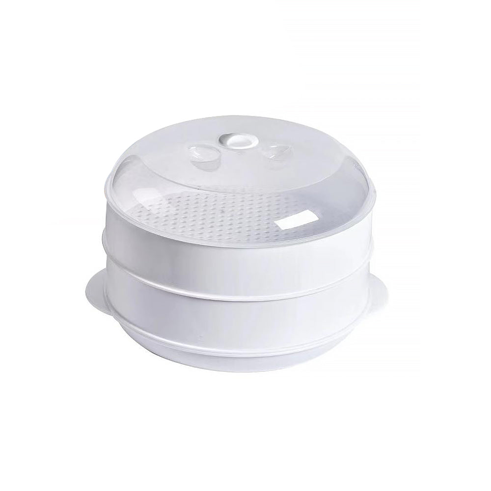 2-Tier Microwave Steamer for Healthy Cooking | Fast, Oil-Free Meals in Minutes