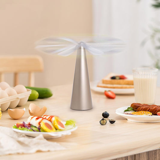 Keep Flies Away with the Battery Operated Shoo-Fly Chemical-Free Fly Repellent Fan