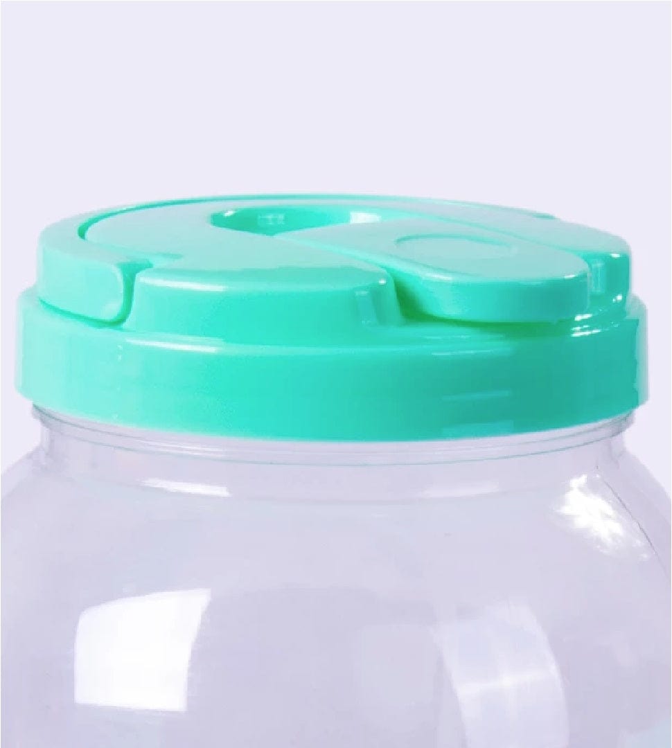 Lazy Dayz Beverage Dispenser 5pcs 3.8L Leakproof Beverage Dispenser with 4 Cups - Blue