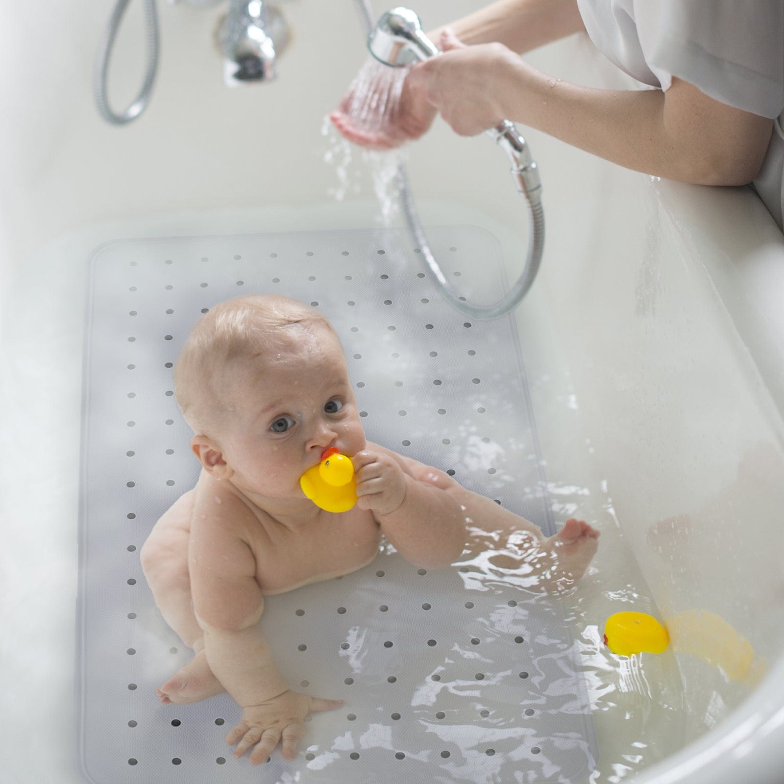 Living Today 2Pcs Anti-slip Grip Shower Mat 70x40 cm