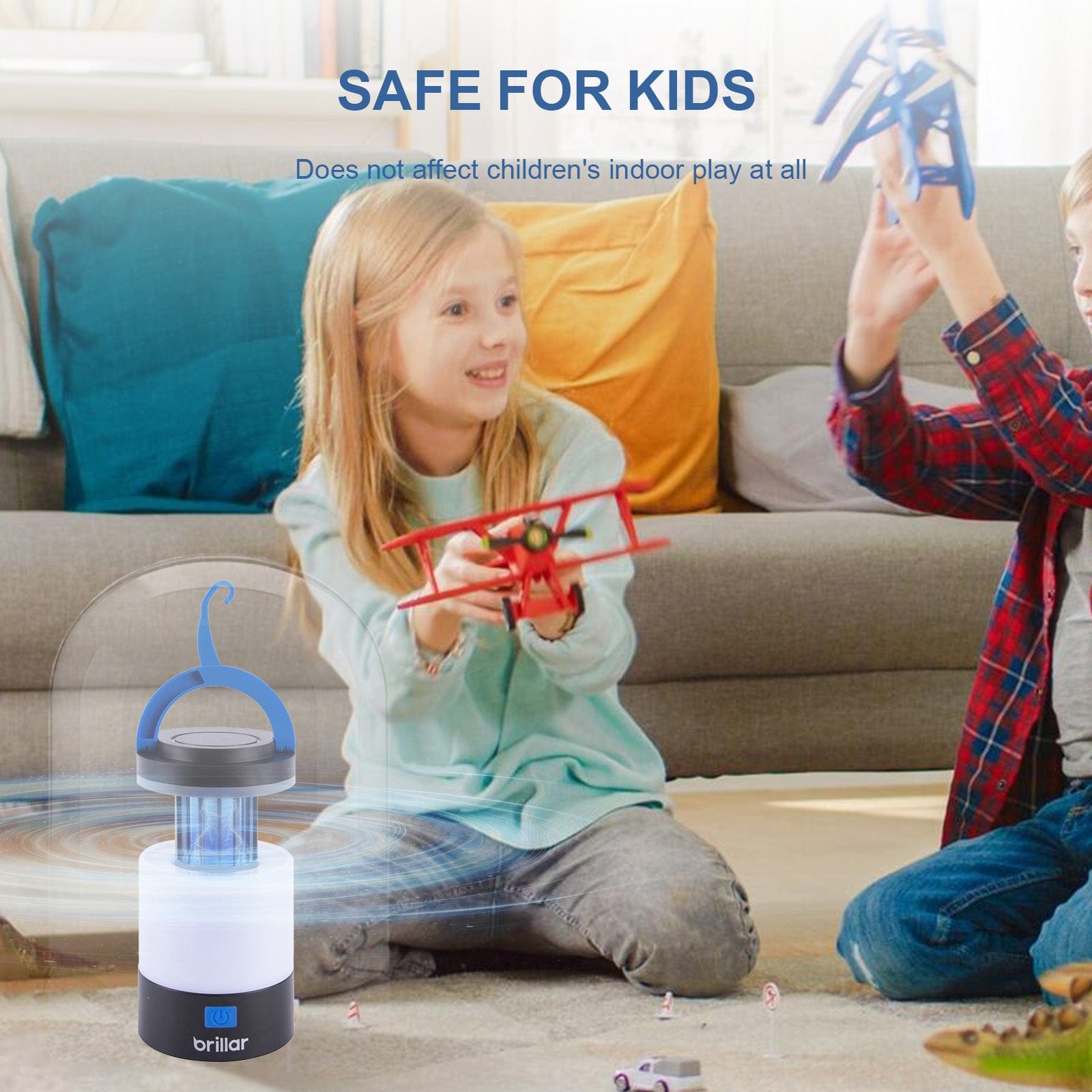 Brillar bug zapper lantern Brillar 3 in 1 Rechargeable Camping Bug Zapper Insect Killer Lantern