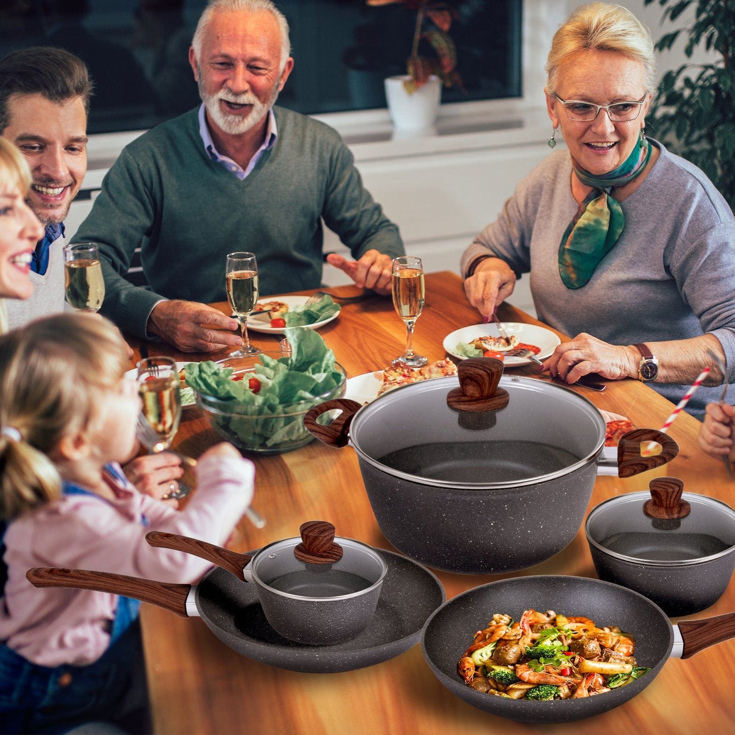 Clevinger Skillets & Frying Pans Clevinger Non-Stick Frying Pan Set 24cm and 28cm