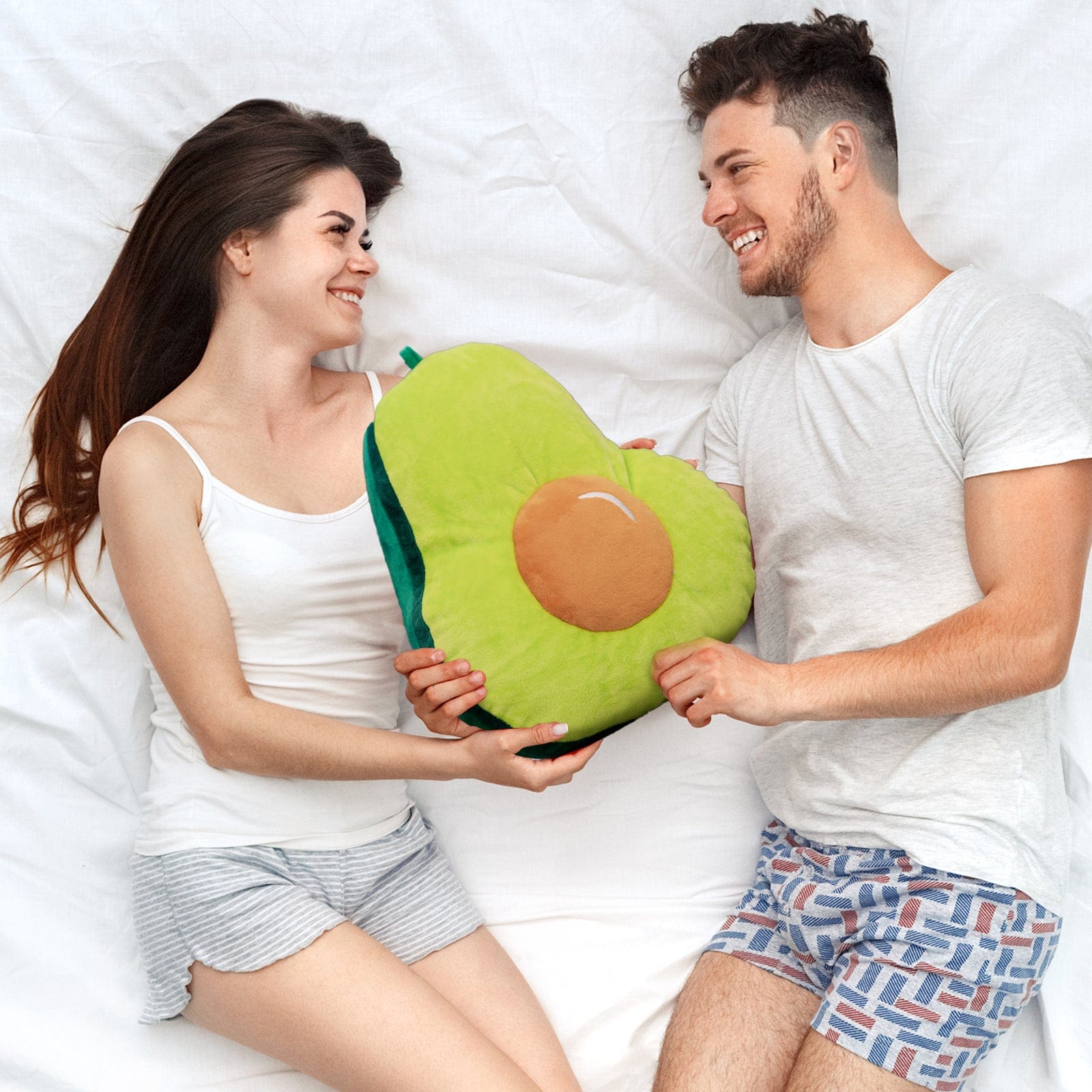 Lazy Dayz Two-Way Reversible Microfibre Travel Pillow-Avocado