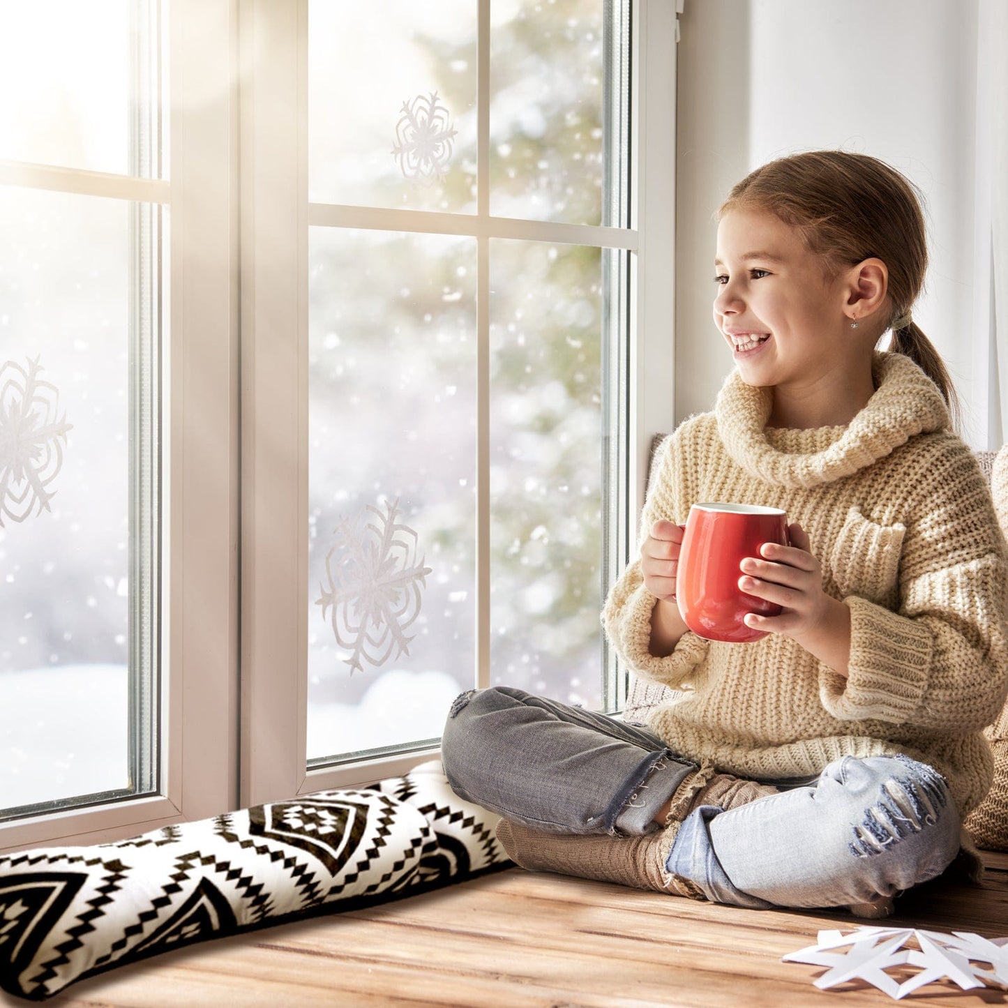 Living Today Draught stopper 2 pk Door Window Draught Stopper