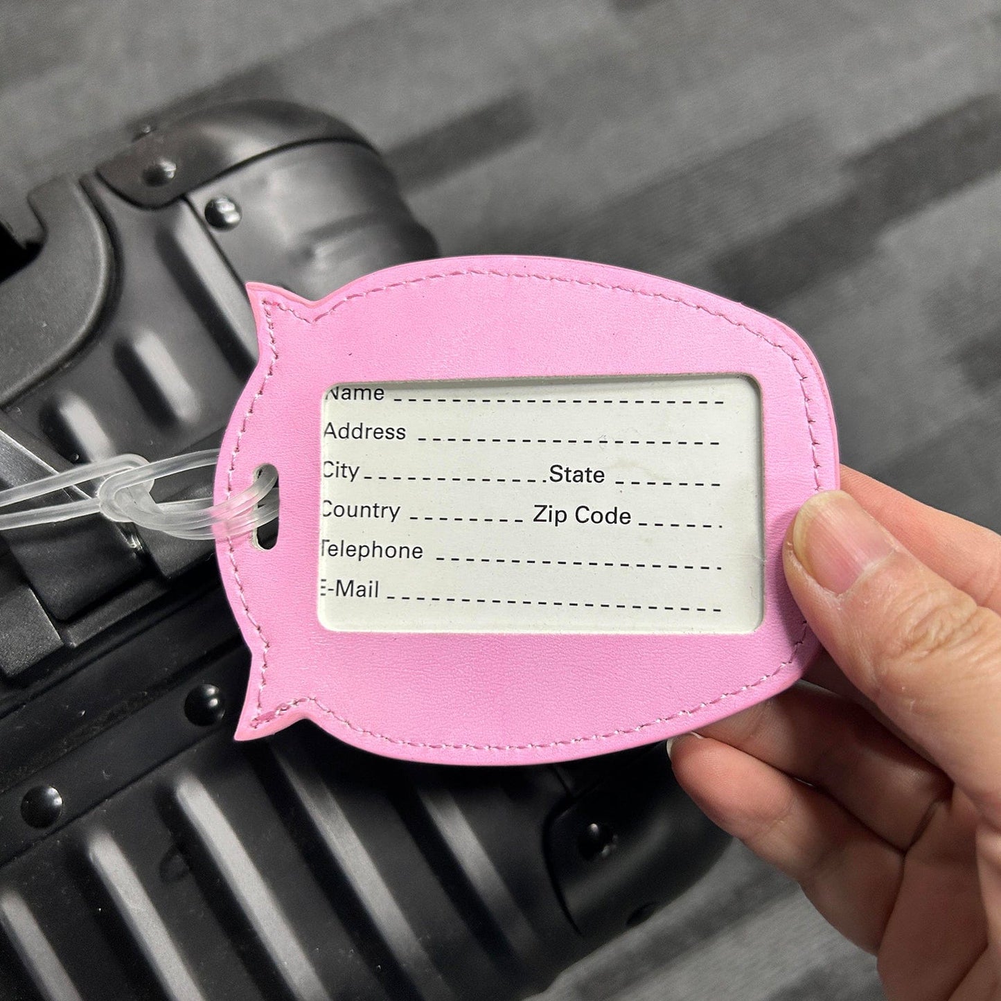 Flightmode luggage tag 3 Pcs Flightmode PU Kids Luggage Tags