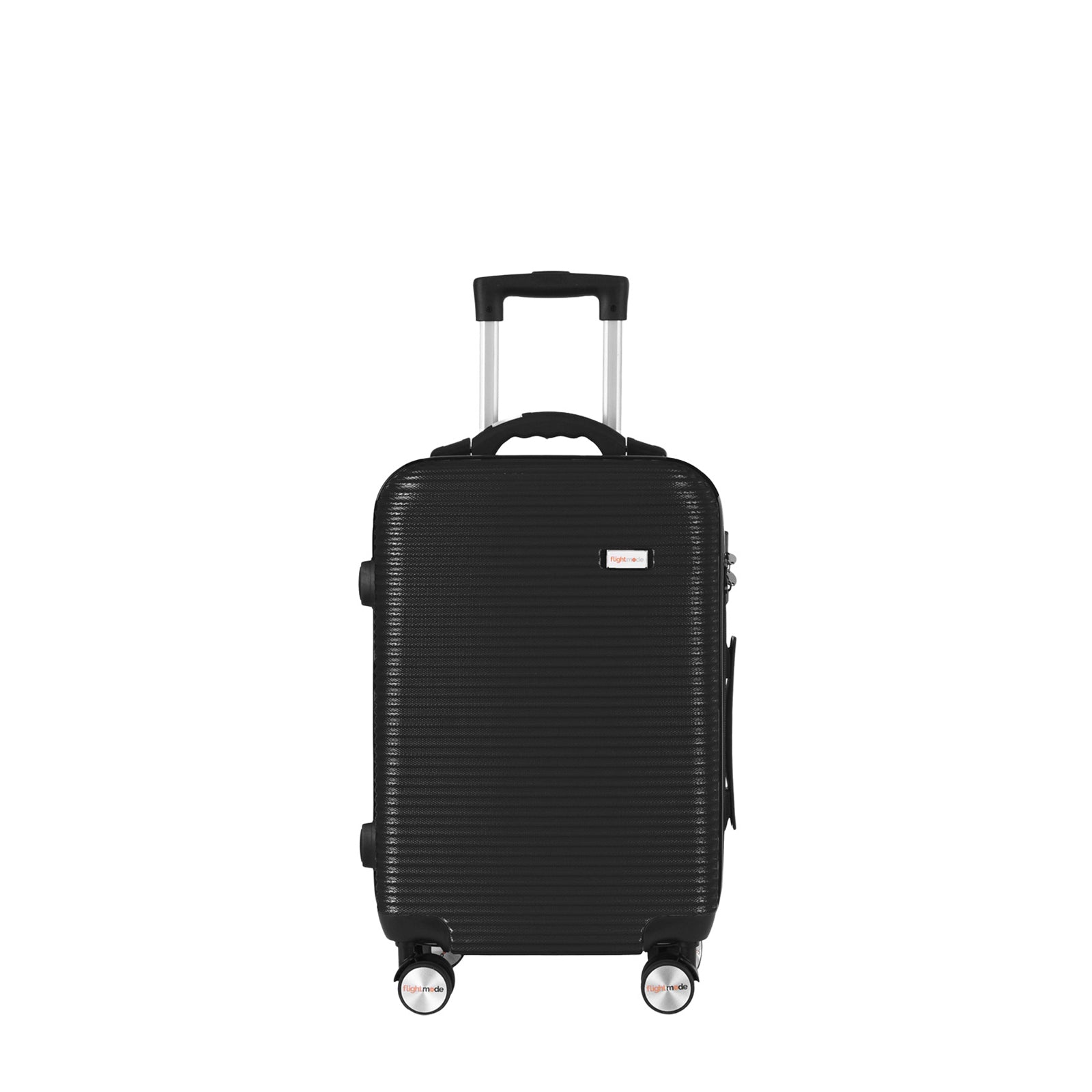 Flightmode 20" Digital Weighing Scale and USB Charging Port Lightweight Carry-on Luggage Suitcase Black