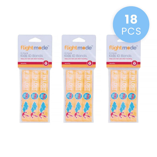 Flightmode 18 Pcs Flightmode Kids ID Band