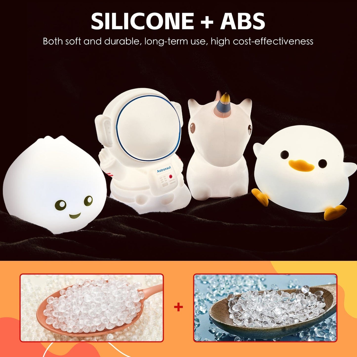 Brillar Squishy Astronaut Night Light