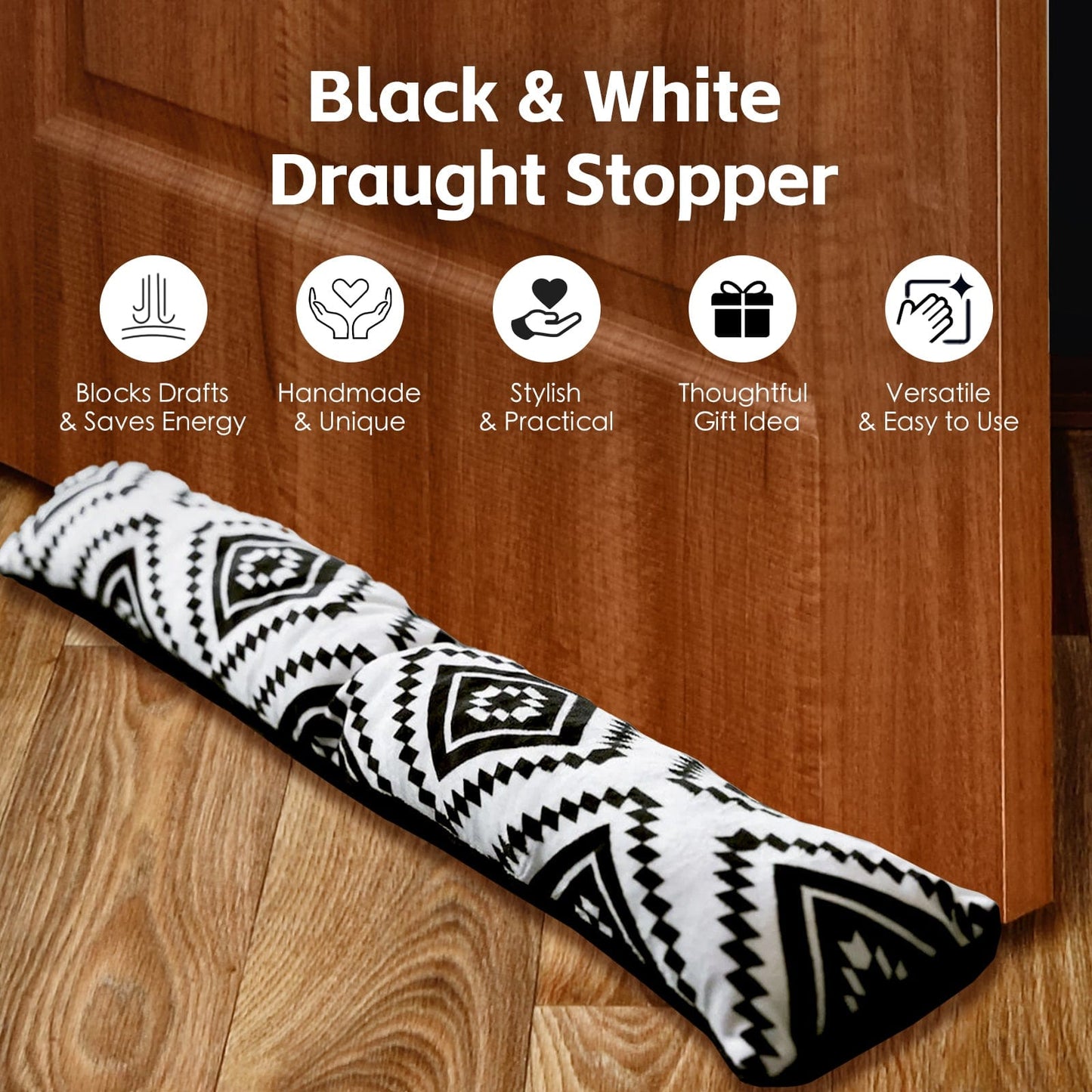 Living Today Draught stopper 2 Pcs Door Window Draught Stopper