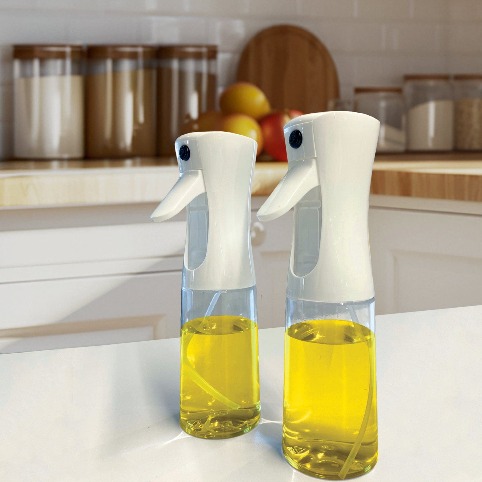 COOK EASY Oil Sprayer 2 Pcs 200ml Refillable Oil Spray Bottles