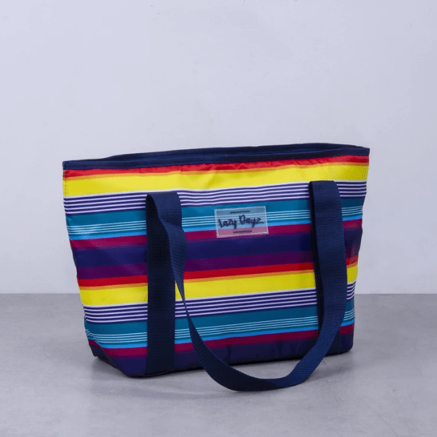 Lazy Dayz Lunch Box 6L Food Safe Insulated Jumbo Cooler Tote - Rainbow