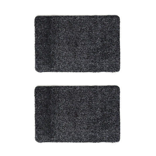 Living Today Door Mats 2Pcs Super Absorbent Microfibre Non Slip Doormat