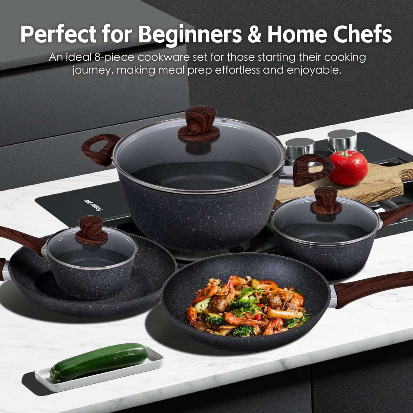 Clevinger Kitchen Clevinger 20cm Non-Stick Saucepan With Lid
