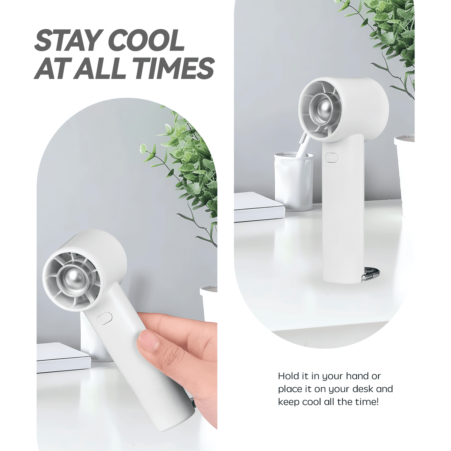 Living Today Fans Handheld USB C Rechargeable Mini Fan