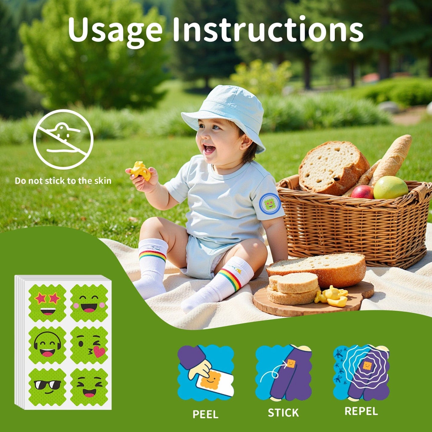 Angoard 36 Pcs Mosquito Repellent Patch