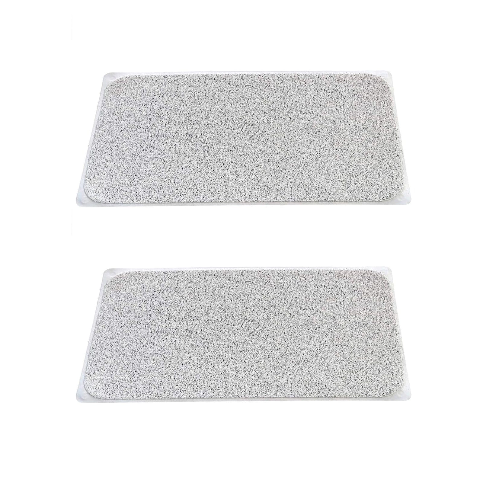 Living Today Homewares 2 pk Non Slip Loofah Shower Bathtub Mat Bathroom Safe Mat Extra Large 75 x 44 CM
