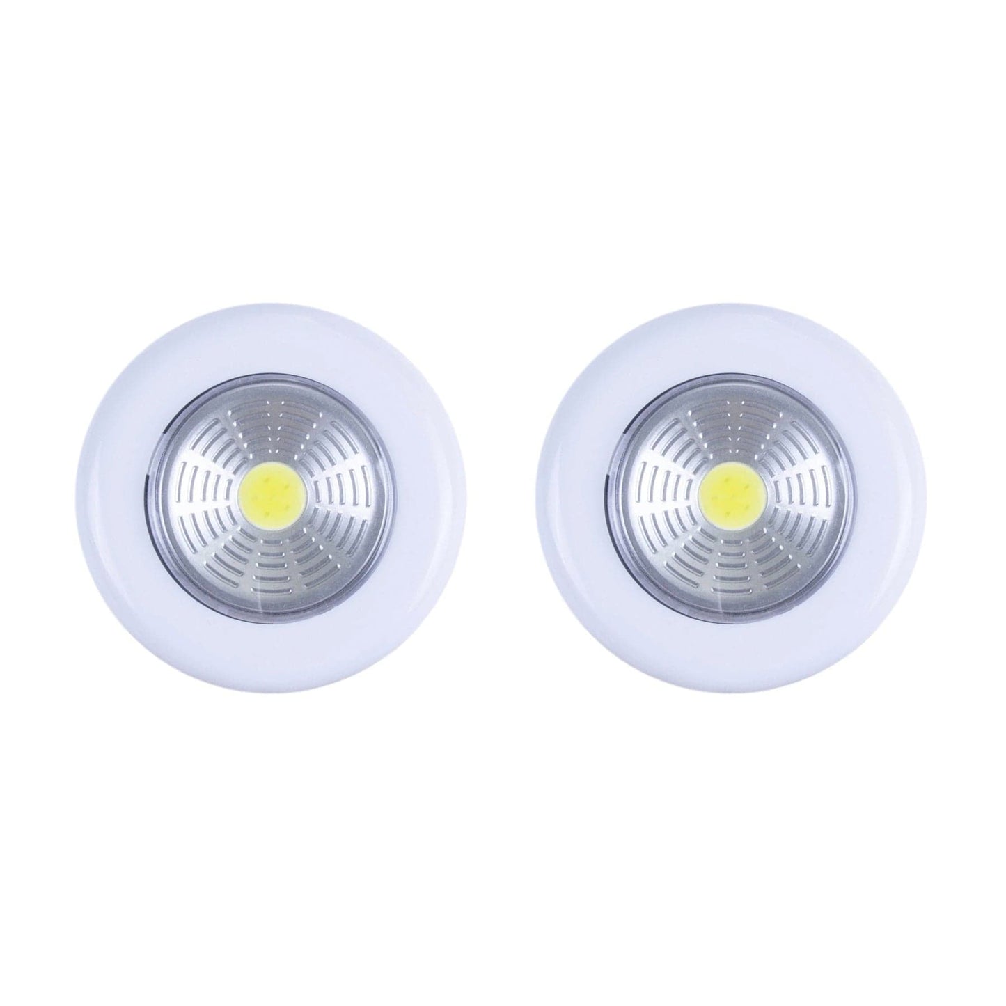 Brillar Indoor Lighting 2pk Brillar Wireless Peel n Stick Lights with COB LED Technology