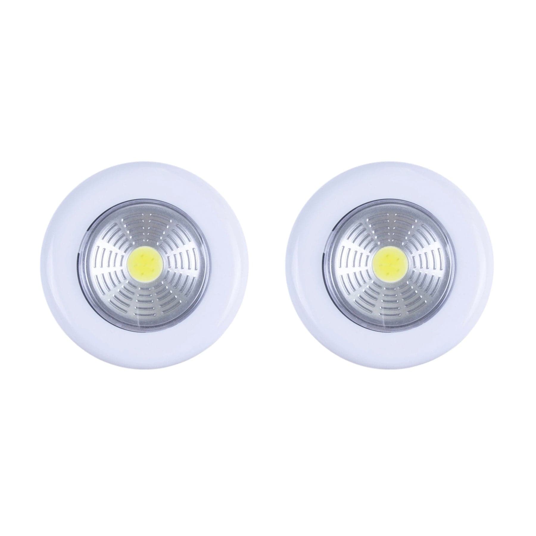 Brillar Indoor Lighting 2pk Brillar Wireless Peel n Stick Lights with COB LED Technology