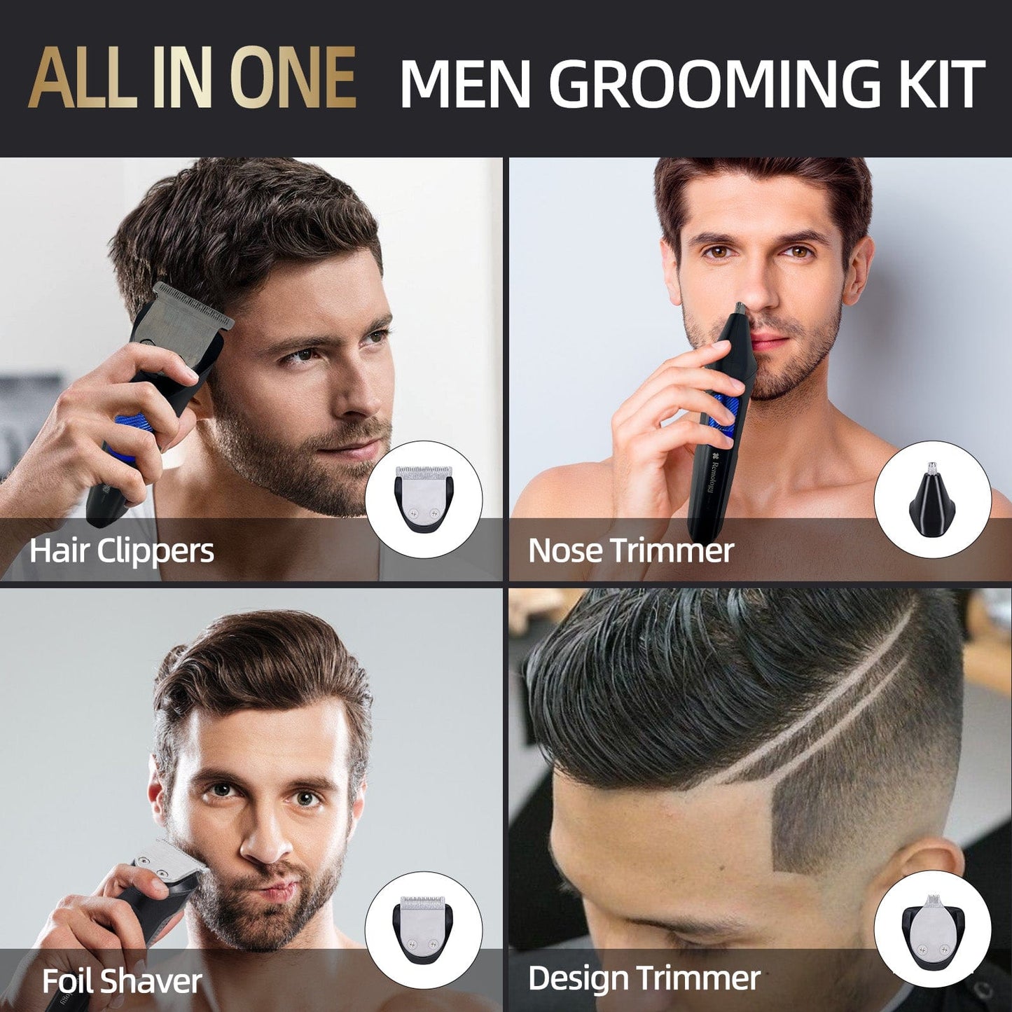 Remology personal care Mens All in One Grooming Kit