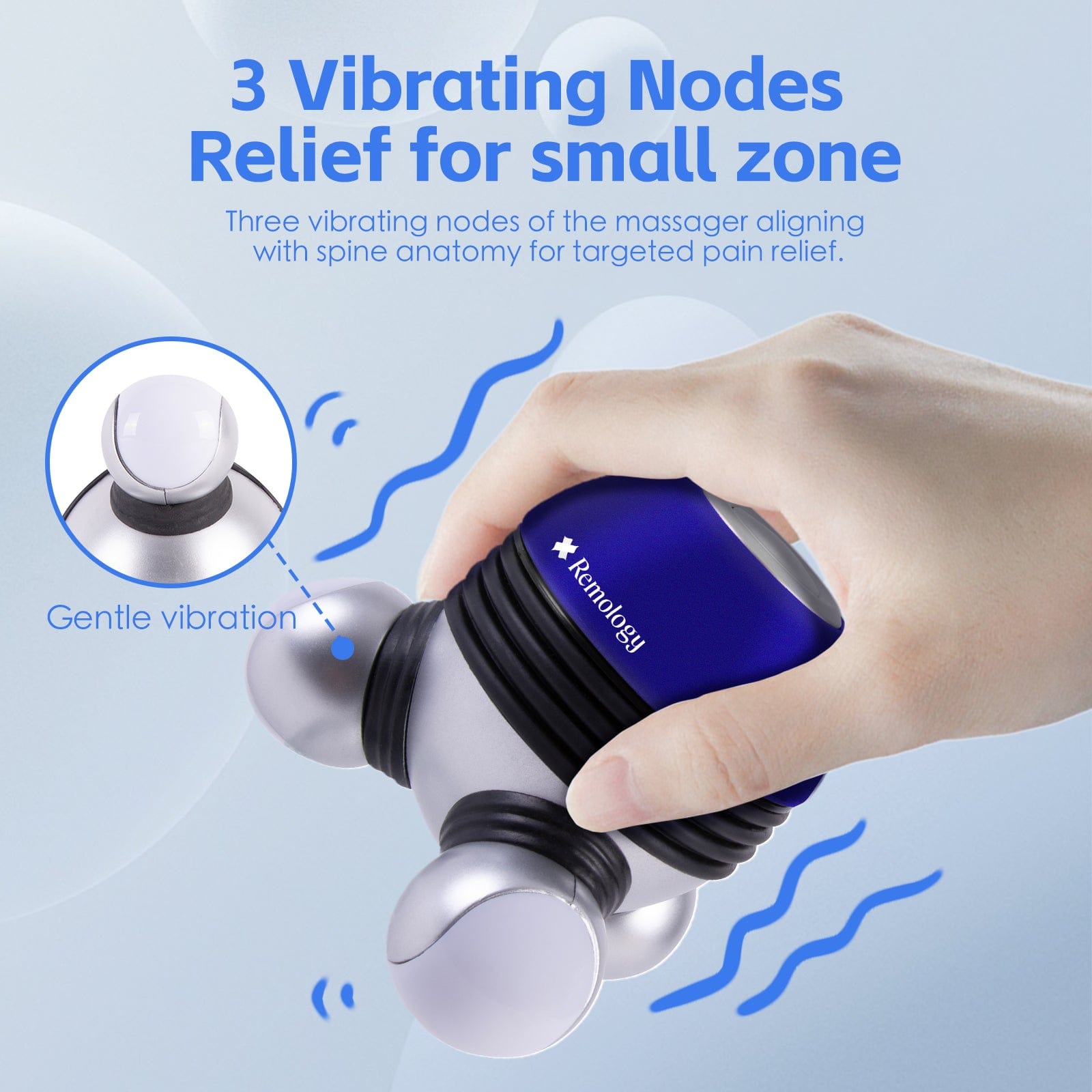 Remology personal care Mini Therapy Handheld Massager