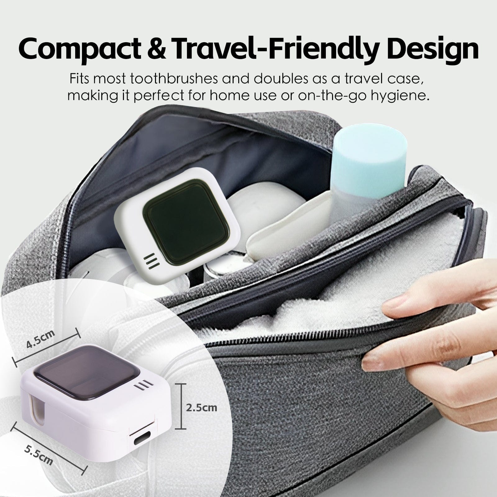 Remology personal care Remology Rechargeable UV Toothbrush Sterilizer