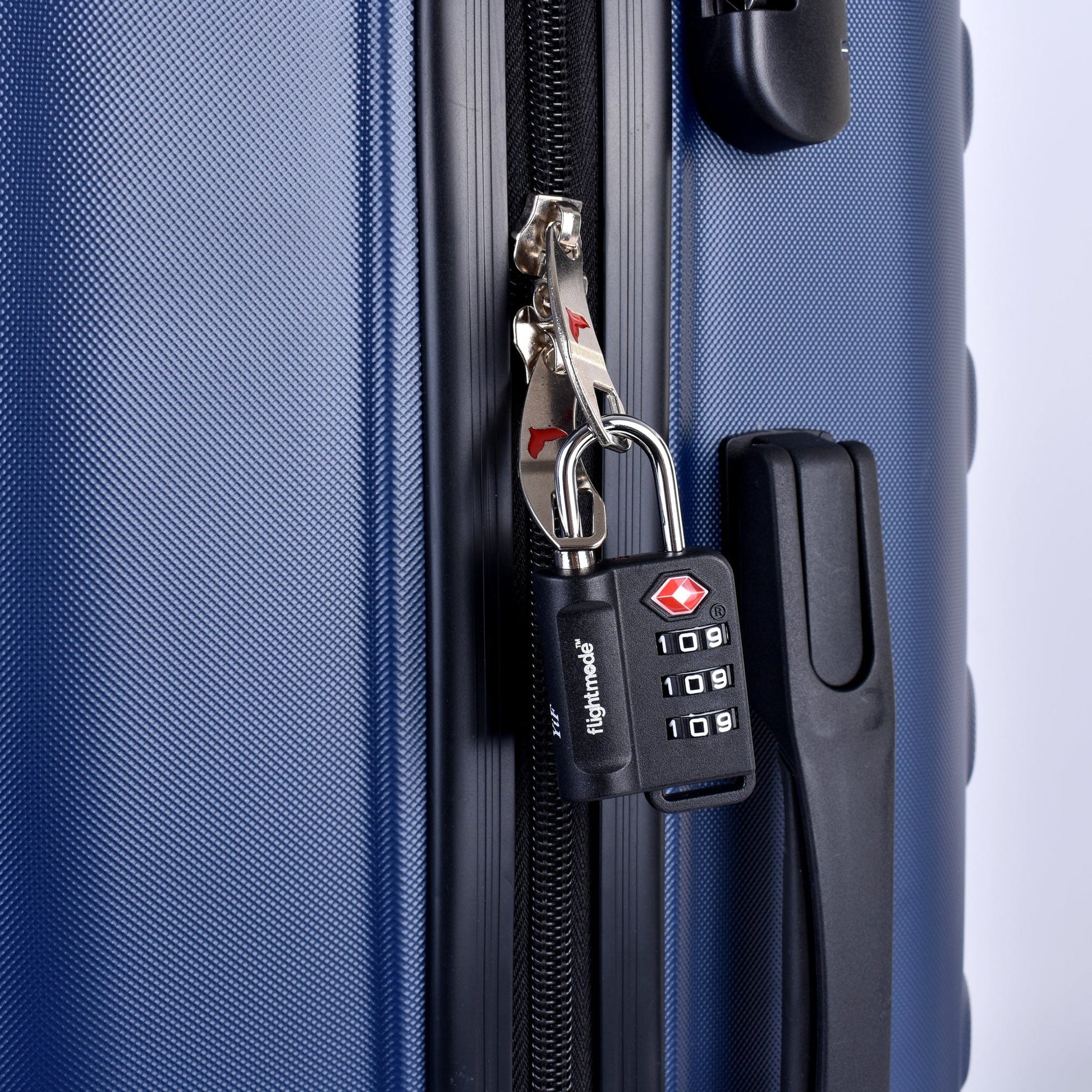 Flightmode 2 Pcs TSA Approved Travel 3 Dial Indicator Padlock