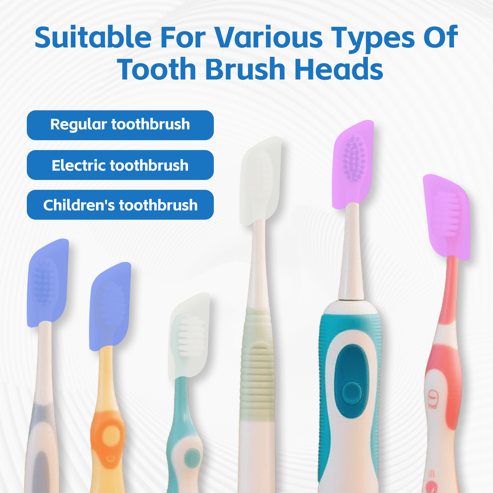 Flightmode travel 3 Pcs Flightmode Toothbrush Covers