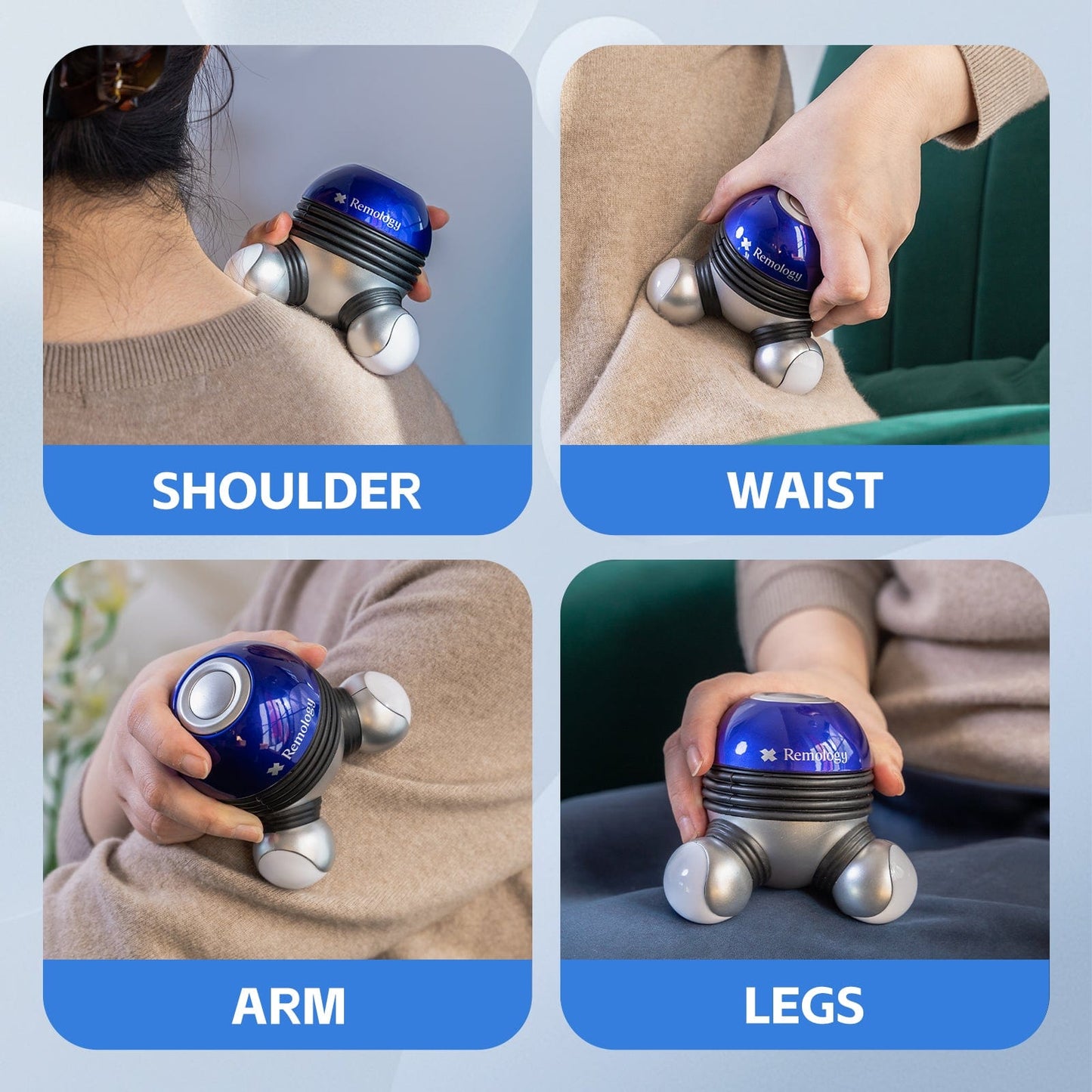 Remology personal care Mini Therapy Handheld Massager