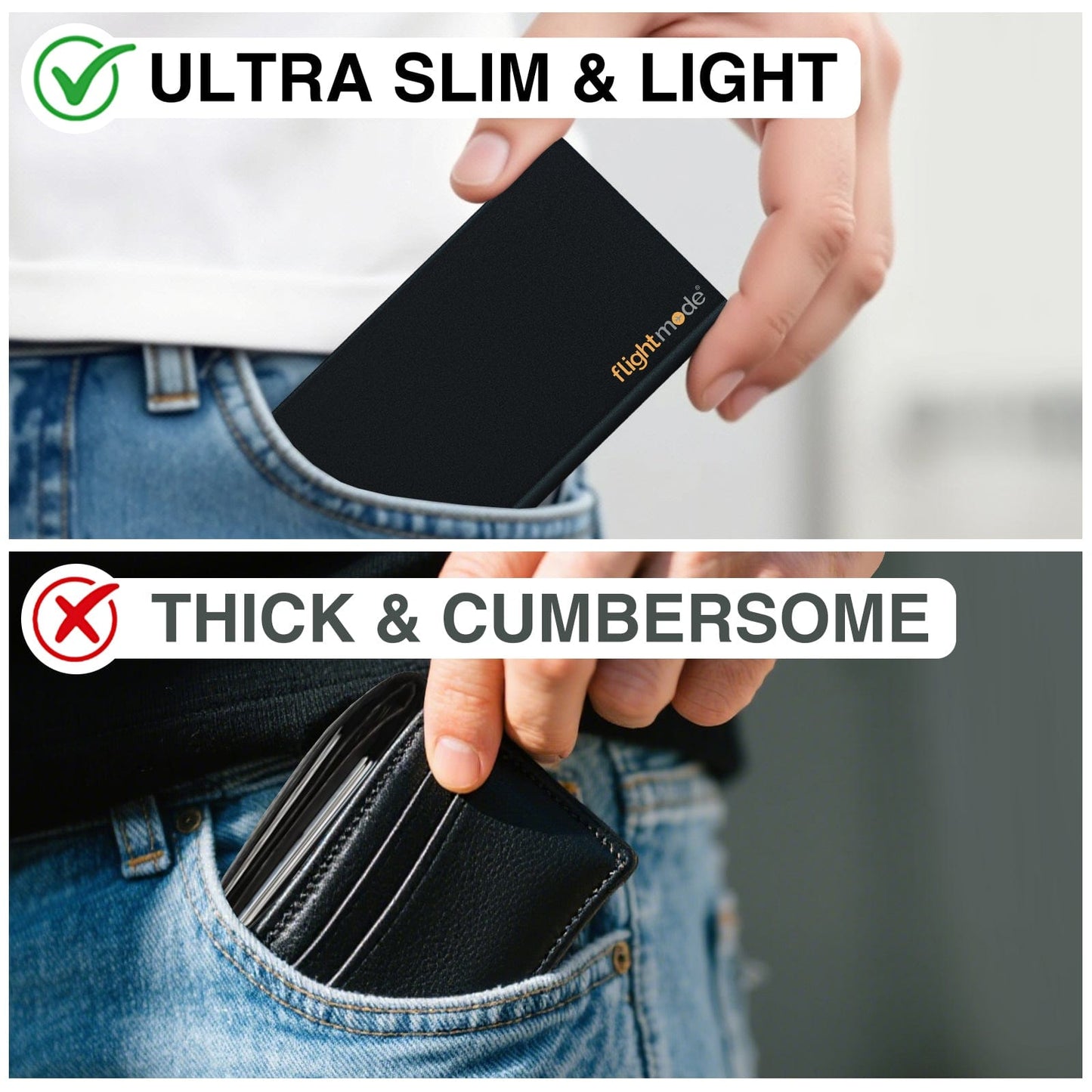 Flightmode Aluminium RFID Blocking Pop-up Card Holder