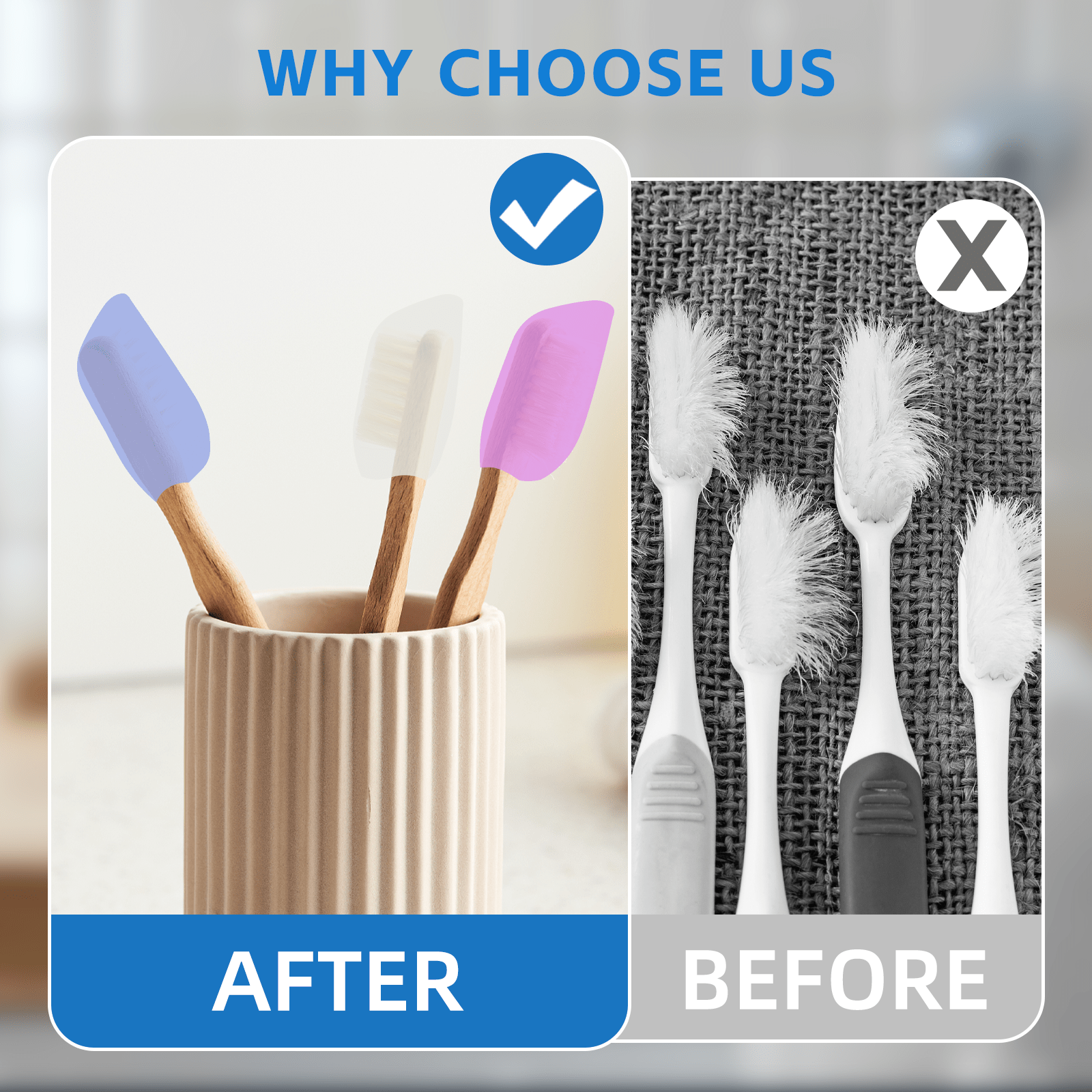 Flightmode travel 3 Pcs Flightmode Toothbrush Covers