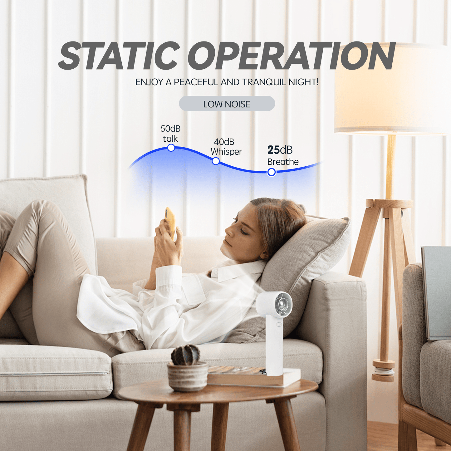 Living Today Fans Handheld USB C Rechargeable Mini Fan