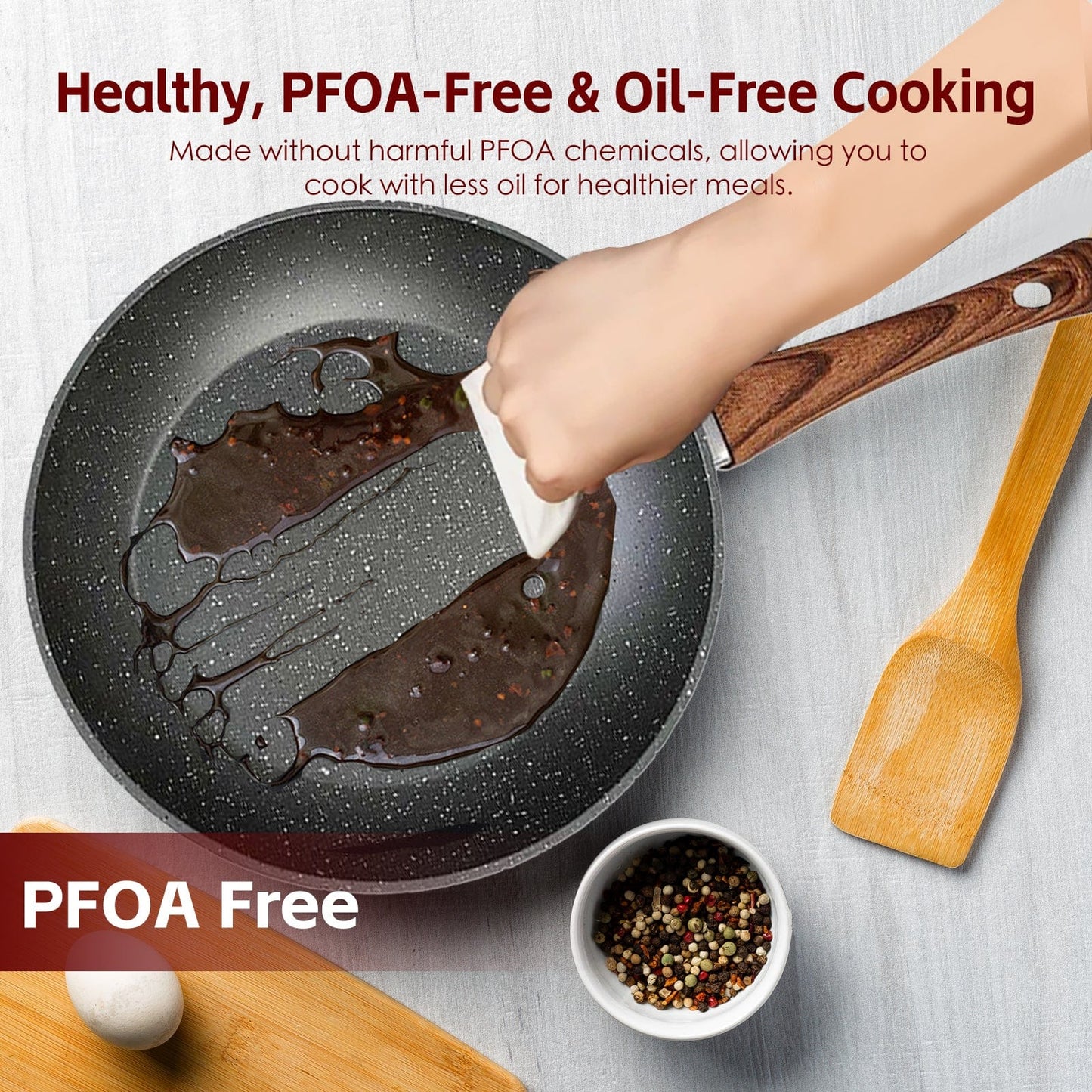 Clevinger Skillets & Frying Pans Clevinger Non-Stick Frying Pan Set 24cm and 28cm