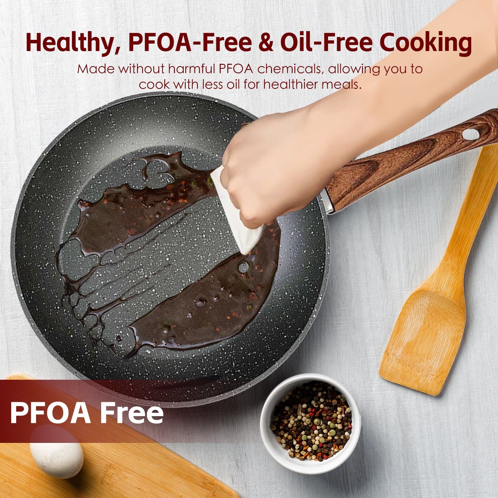 Clevinger Skillets & Frying Pans Clevinger Non-Stick Frying Pan Set 24cm and 28cm