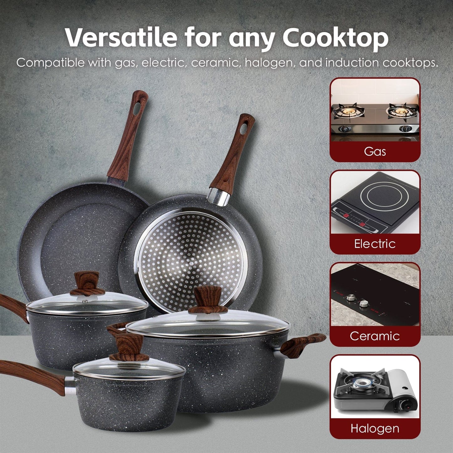 Clevinger Skillets & Frying Pans Clevinger Non-Stick Frying Pan Set 24cm and 28cm