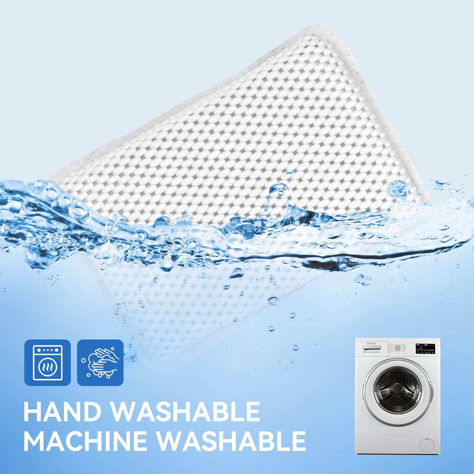 Living Today bathroom accessories Suction Cup Bath Pilllow