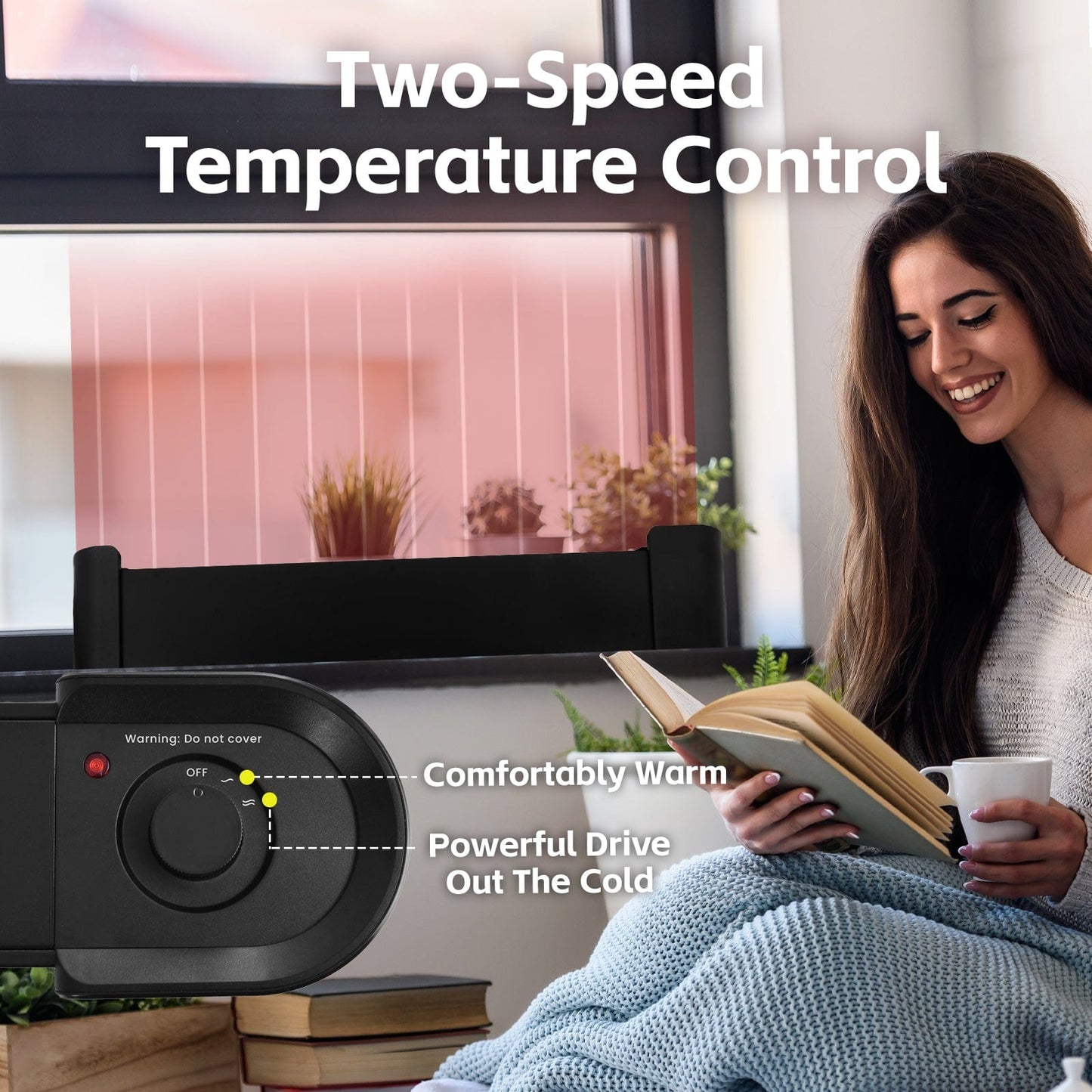 Living Today 2200W Graphene Floor Electric Heater