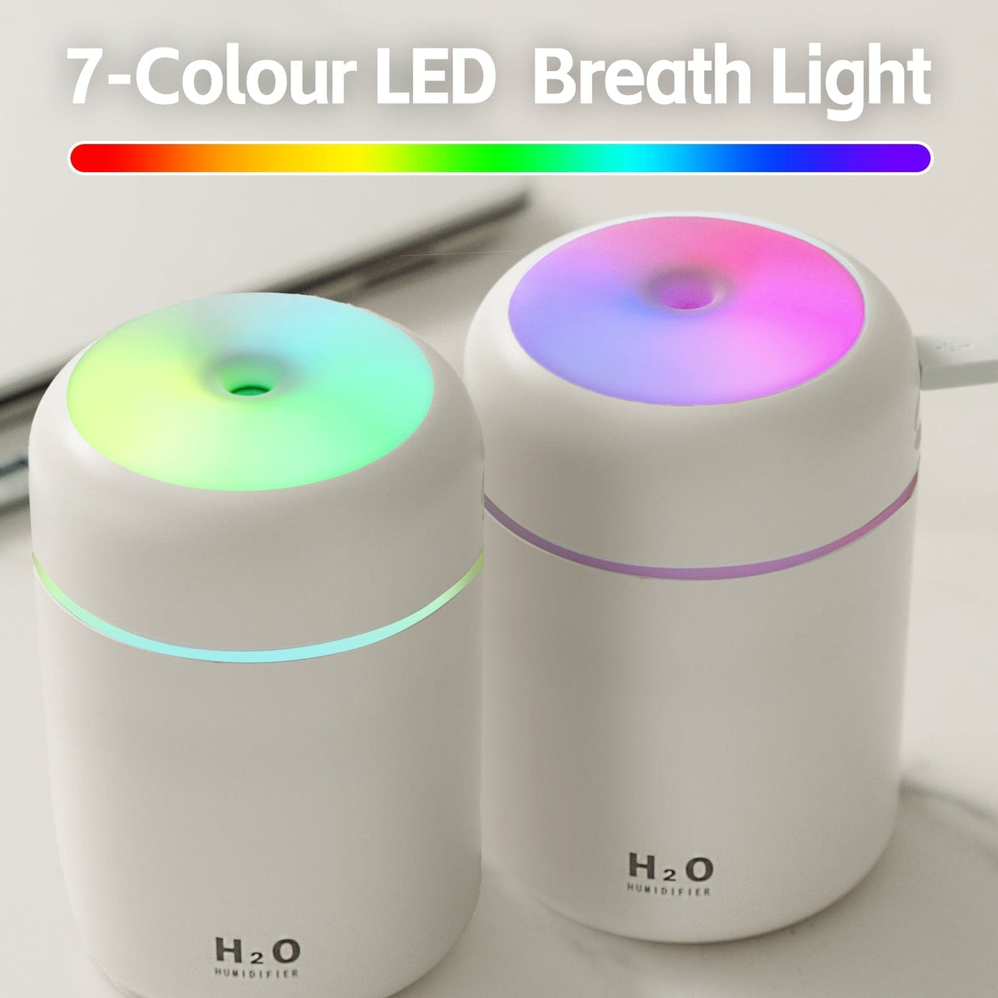 Living Today Humidifiers Living Today Mini LED Ultrasonic Humidifier 300ML