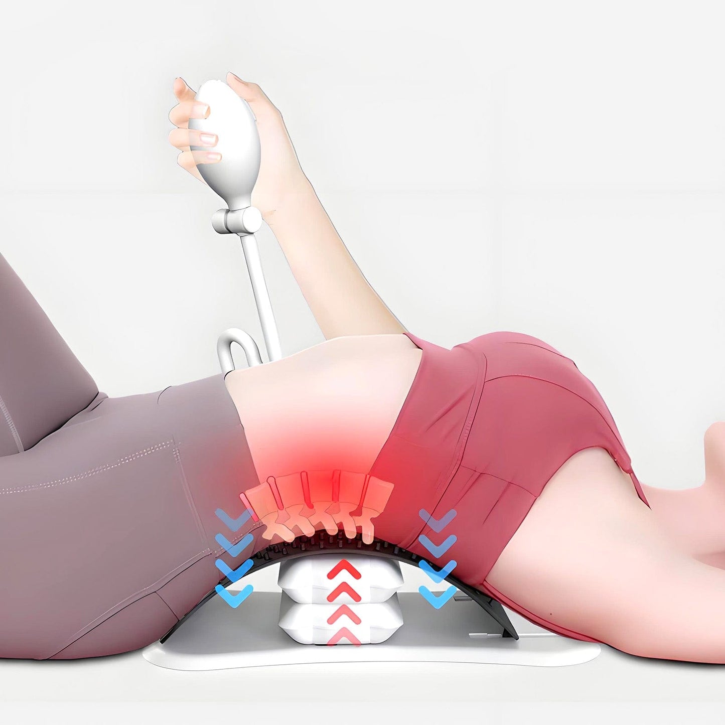 Living Today Adjustable Air Lumbar Spine Reliever