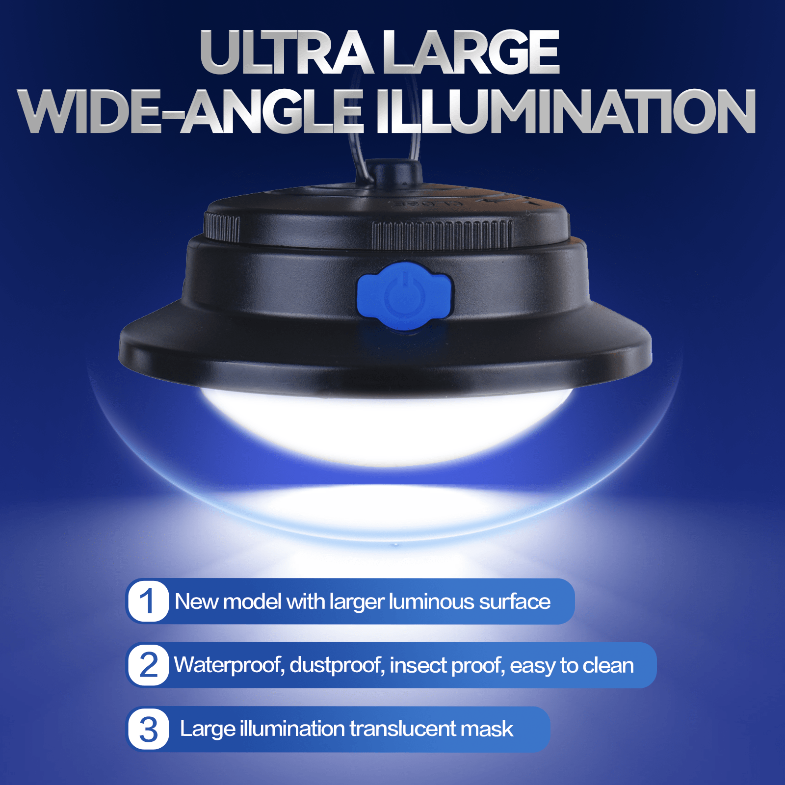 Brillar spotlight torch Brillar 150 Lumen LED Camping Tent Light