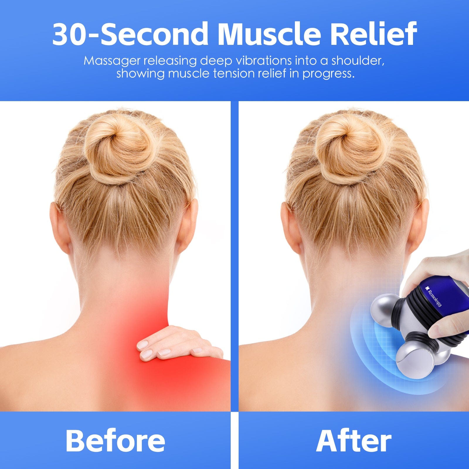 Remology personal care Mini Therapy Handheld Massager