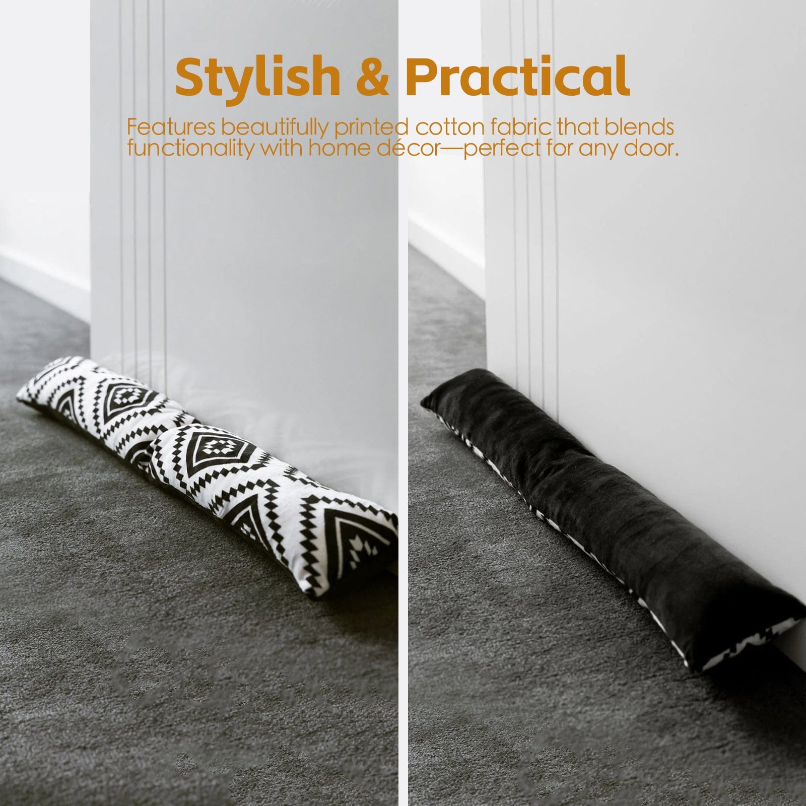 Living Today Draught stopper 2 pk Door Window Draught Stopper