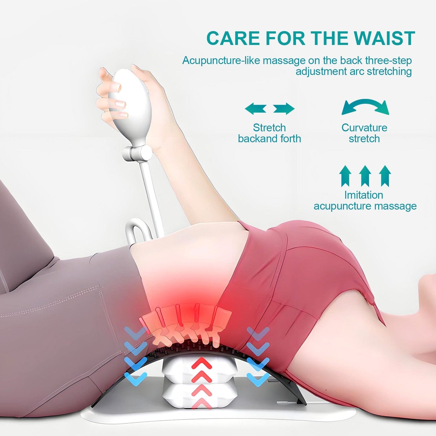 Living Today Adjustable Air Lumbar Spine Reliever