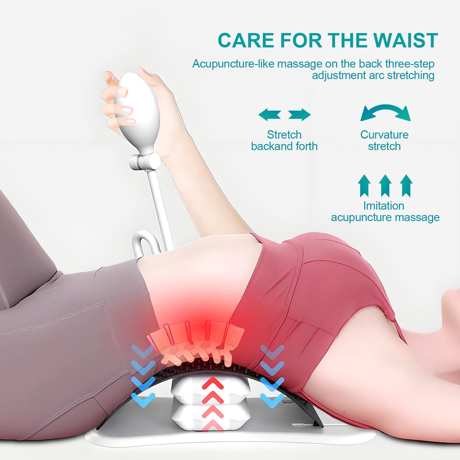 Living Today Adjustable Air Lumbar Spine Reliever