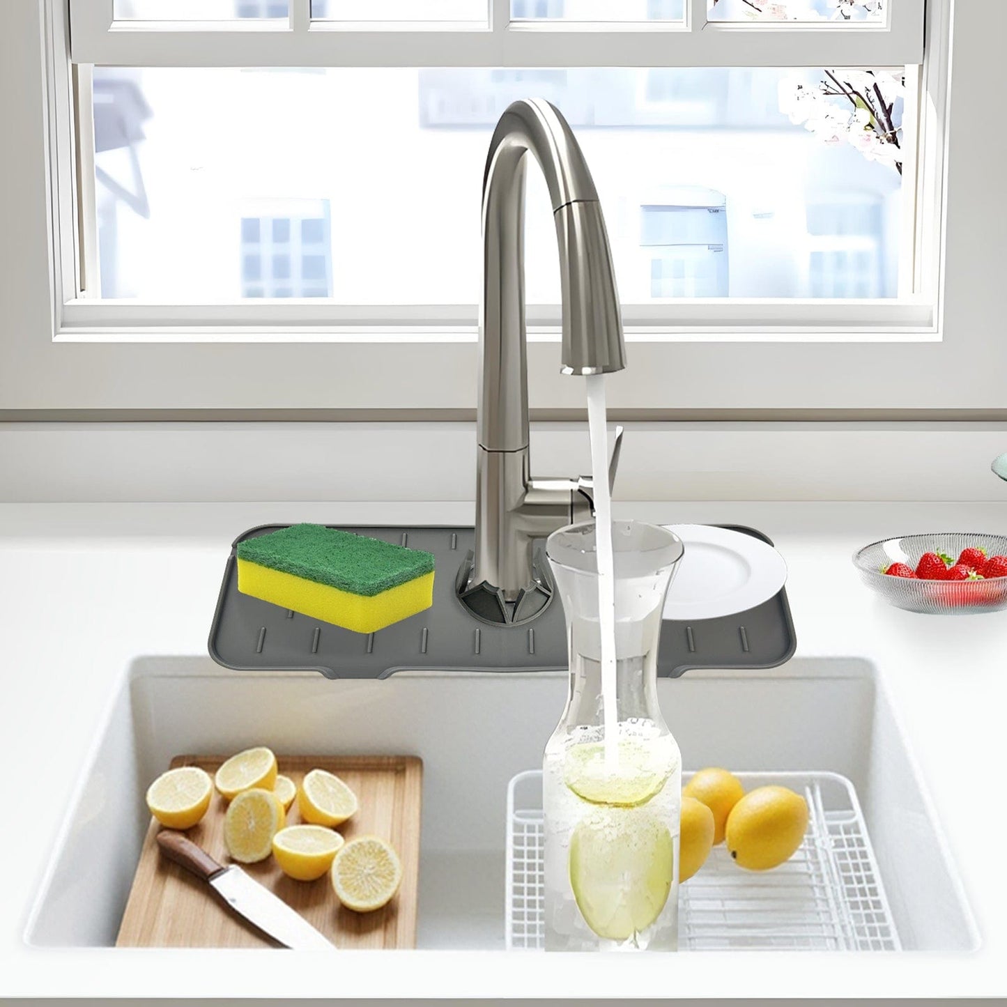 COOK EASY Sink Mats SINK FAUCET DRIP TRAY