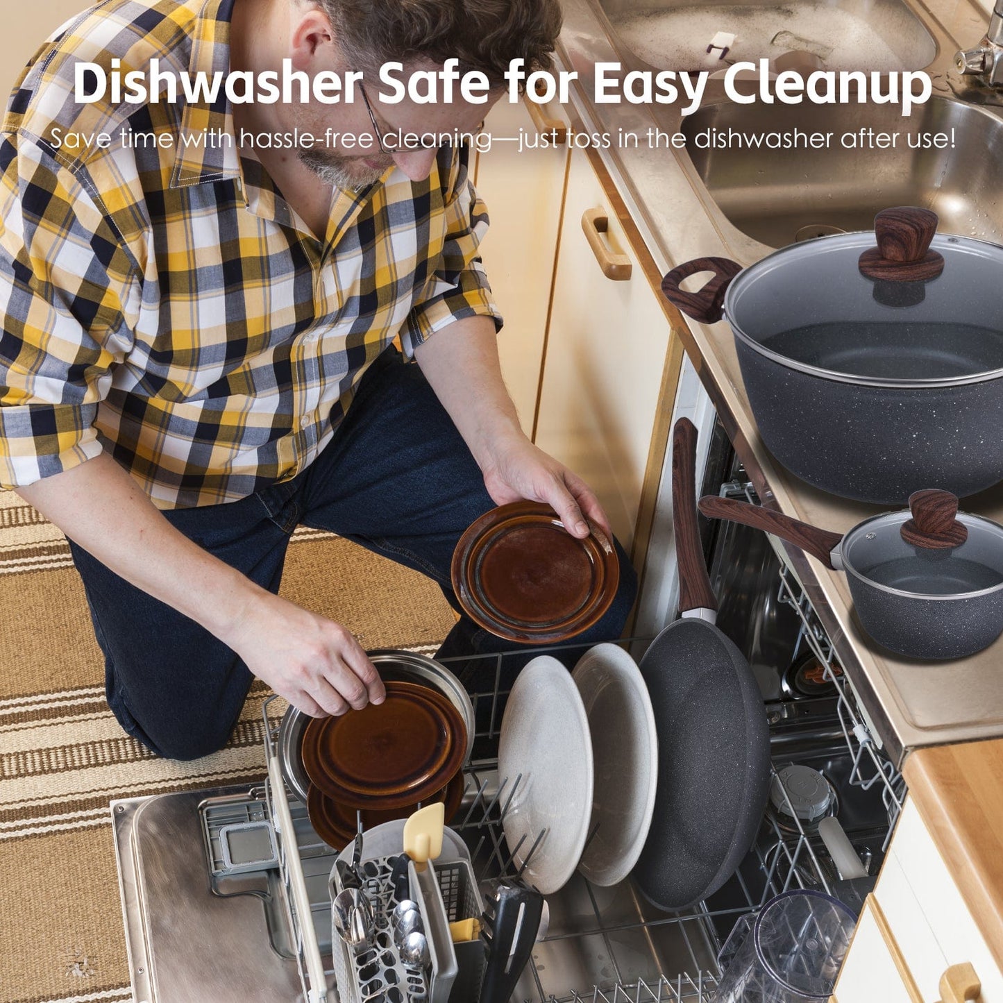 Clevinger Skillets & Frying Pans Clevinger Non-Stick Frying Pan Set 24cm and 28cm