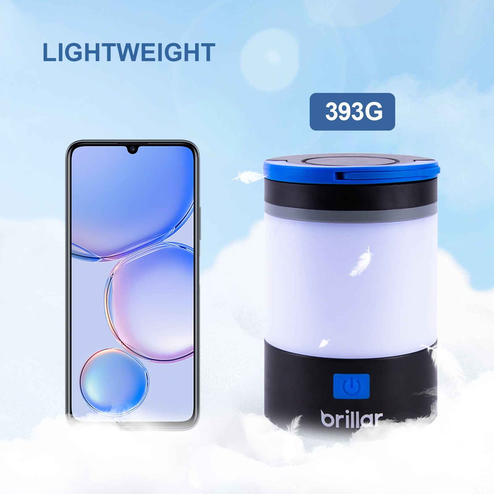 Brillar bug zapper lantern Brillar 3 in 1 Rechargeable Camping Bug Zapper Insect Killer Lantern