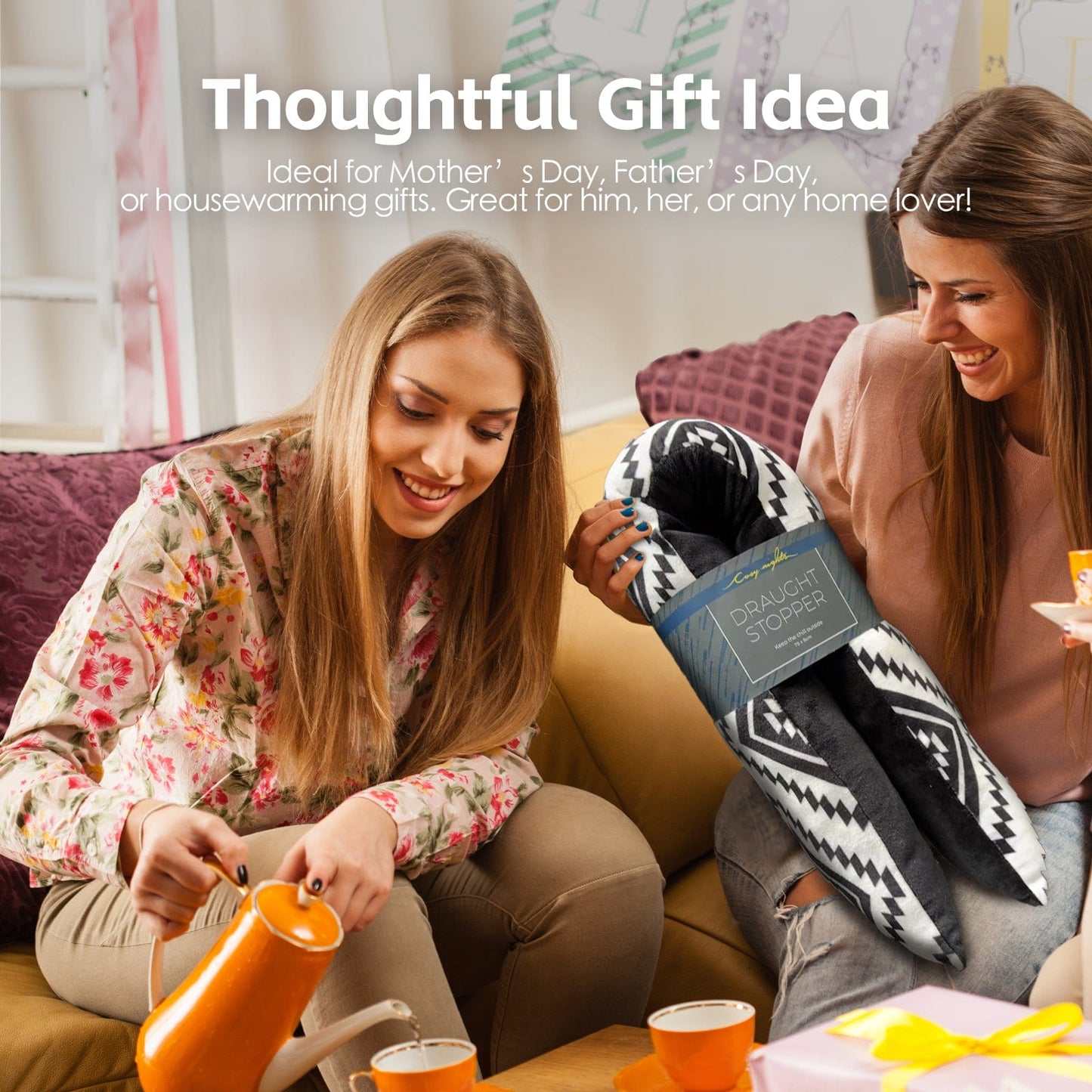 Living Today Draught stopper 2 Pcs Door Window Draught Stopper