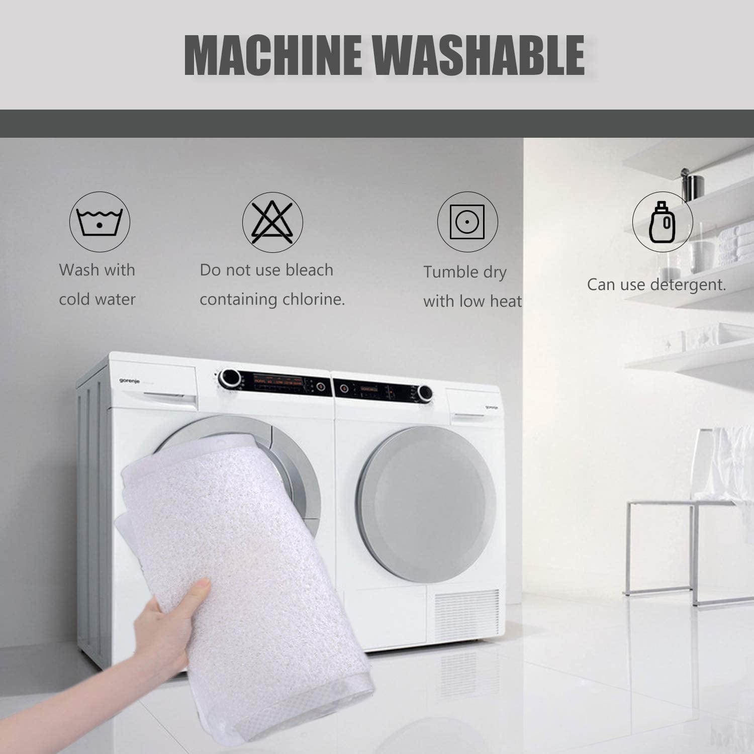 Living Today Homewares 2 pk Non Slip Loofah Shower Bathtub Mat Bathroom Safe Mat Extra Large 75 x 44 CM