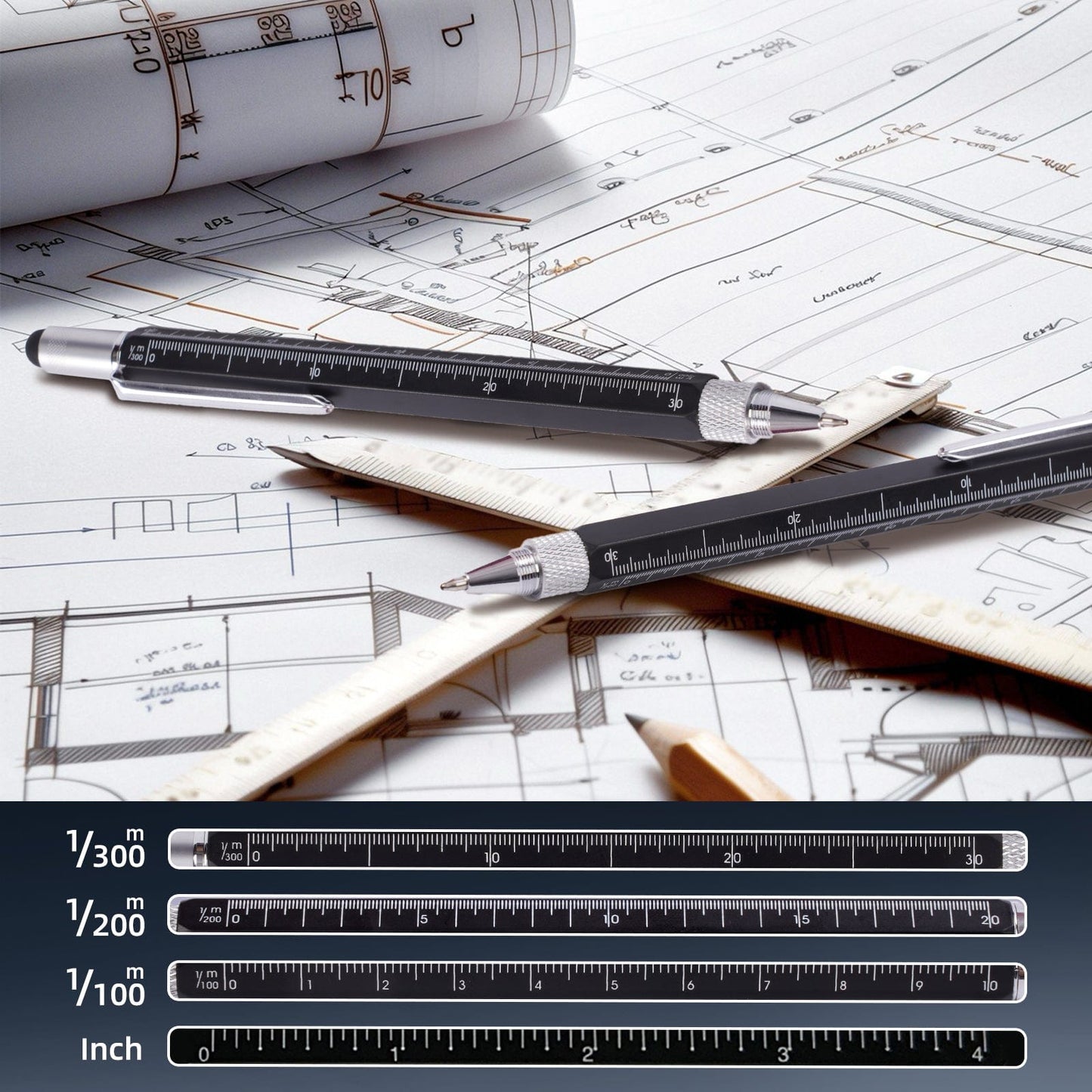 Livingtoday tools 6 in 1 Multi Tool Trade Pen