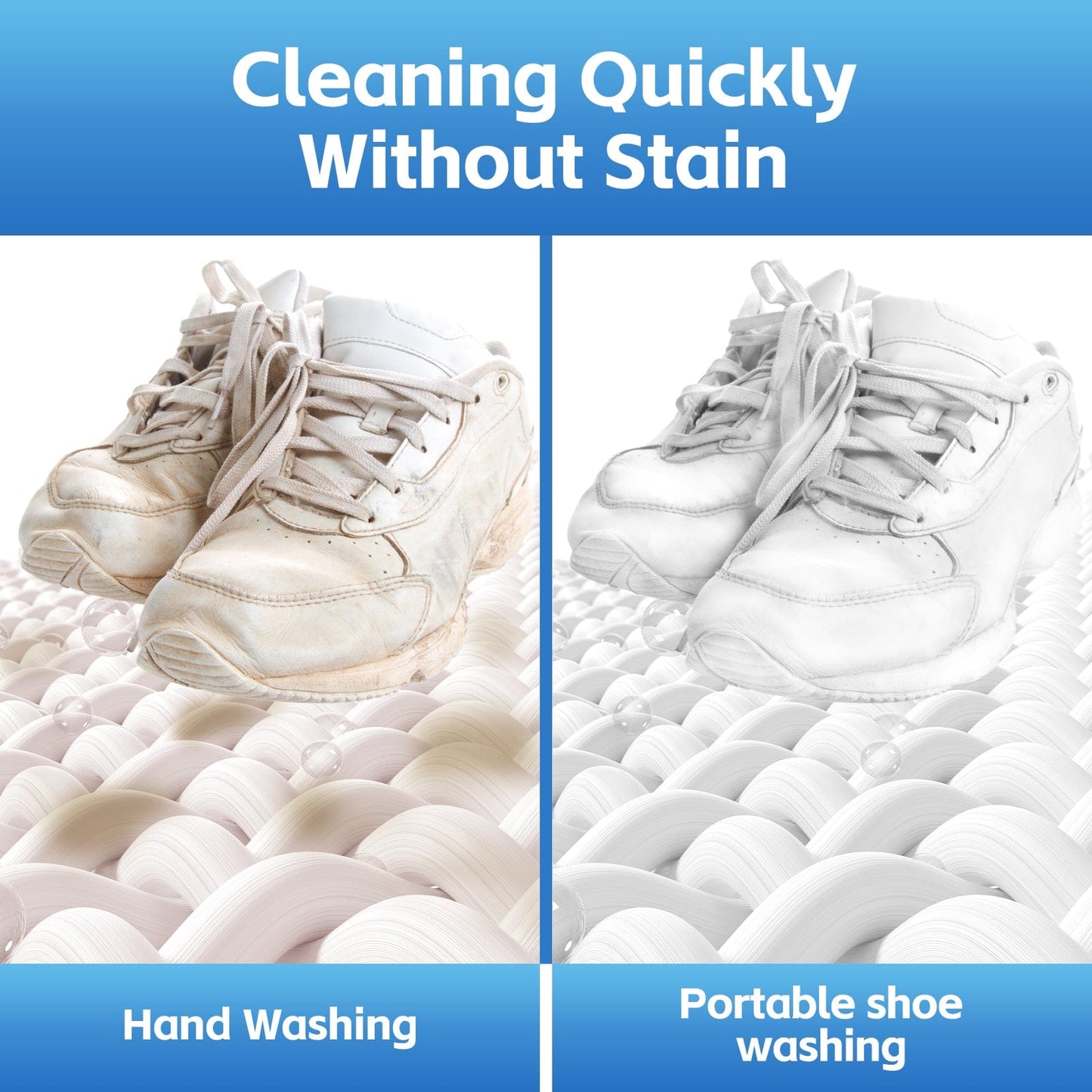 Living Today laundry bag 2Pcs Portable Shoe Washing Bag